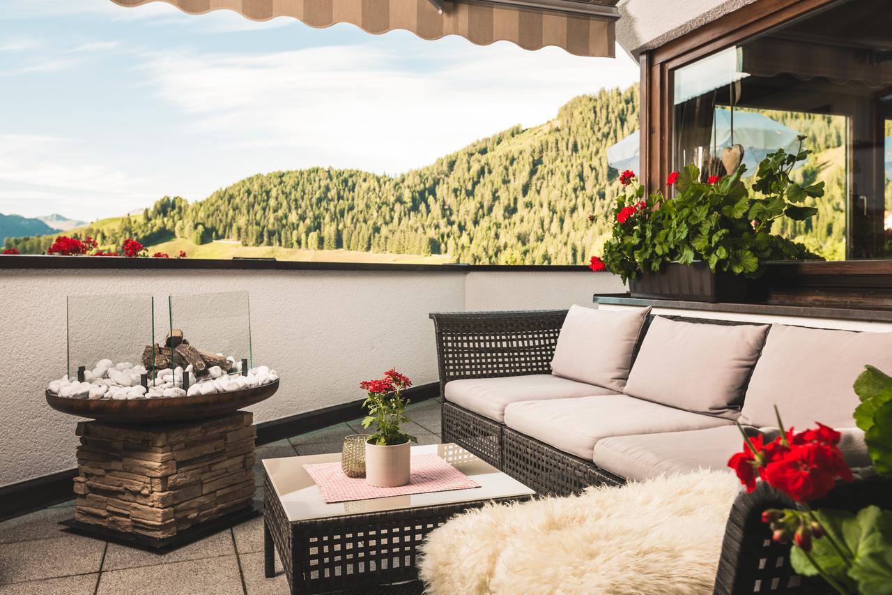 Hotel Garni Hubertushof Fiss Exterior foto